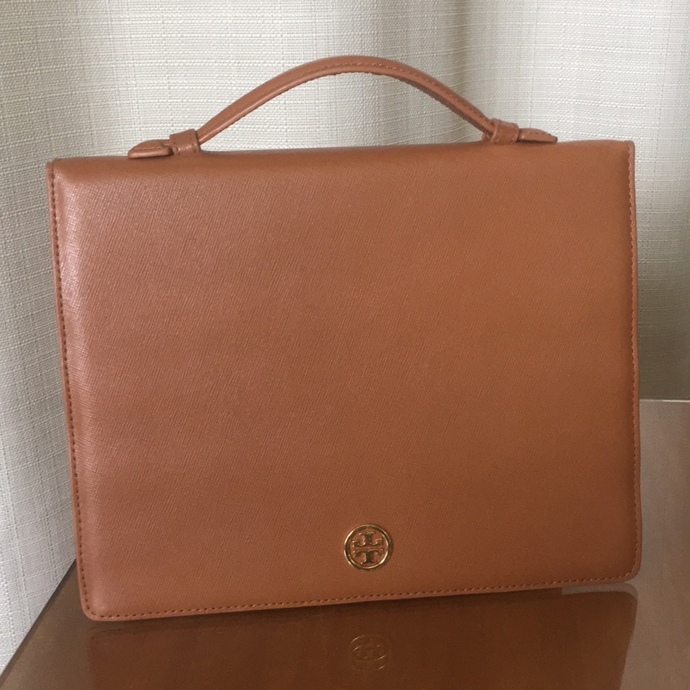Tory Burch iPad folio Leather Satchel